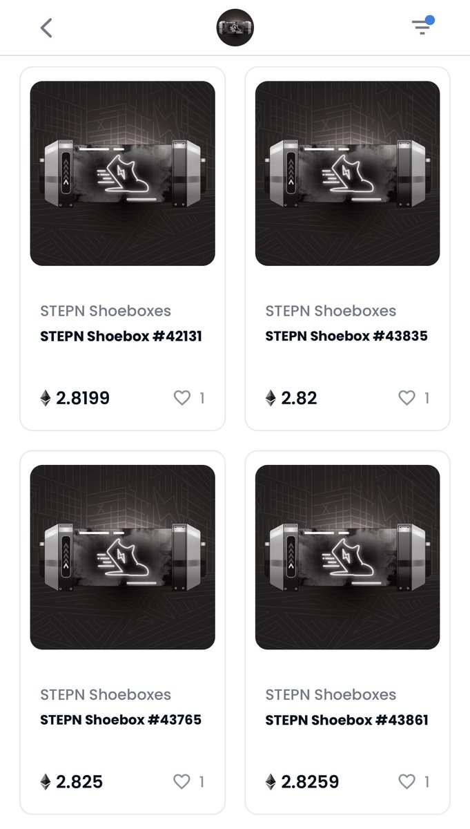 STEPN全新服务器ETH目前创世盒子已经起飞，地板已经翻倍。目前接近3个ETH。

#STEPN https://t.co/A5VTWtGQ0c