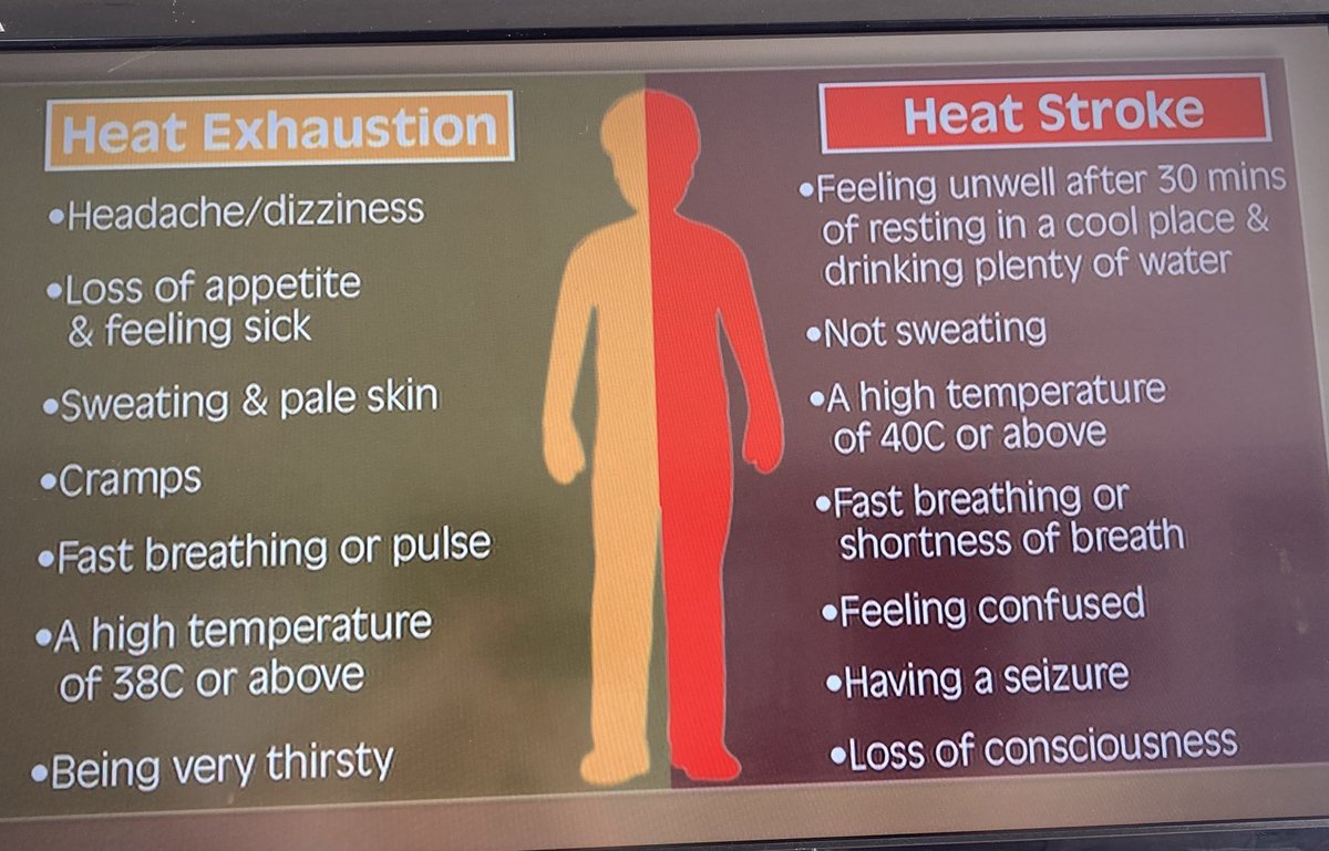Some really helpful info on BBC this morning.  Do take care in the heat… stay in the shade if you can and increase your hydration- drinking plenty. Thinking of those injured or with disabilities who may be struggling more at this time. #cfglife ⁦@CfgLaw⁩