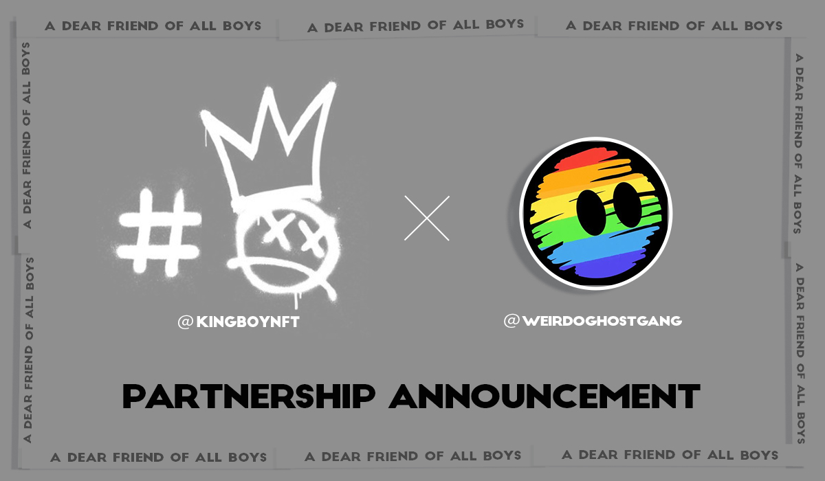 New Partner Announcement🚨
<a href="/WeirdoGhostGang/">Weirdo Ghost Gang</a>

To celebrate partnership, we has prepared 20 x gift box of #dearBOYfriend x #BAYC #9279  for <a href="/WeirdoGhostGang/">Weirdo Ghost Gang</a> users.

Duration: 17th -23th July
Enter:
follow, like&amp;RT, Join discord:discord.gg/tYaAz6DSKt