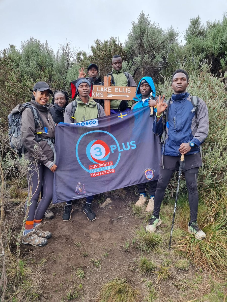 We made it guys..🏔🏔
@UnescoEast
@yptcampaign
@KenyaSRHR
@ MountKenyaUni
@uonbi
@outdoorerke
#O3Plus
#heights4health