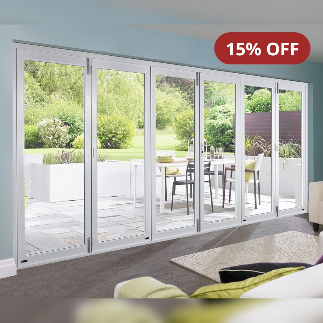 Vufold's tweet photo. The attractive Vufold Master bi-folding door sets come with a hardwood veneer which has 3 coat factory finish in white or grey.
10 Year Guarantee, 3 Day Delivery AND 15% OFF! Explore the range, now.
https://t.co/pRFabQ37RM
#vufold #homeinspo #home #homeinspiration https://t.co/qwDLROh142