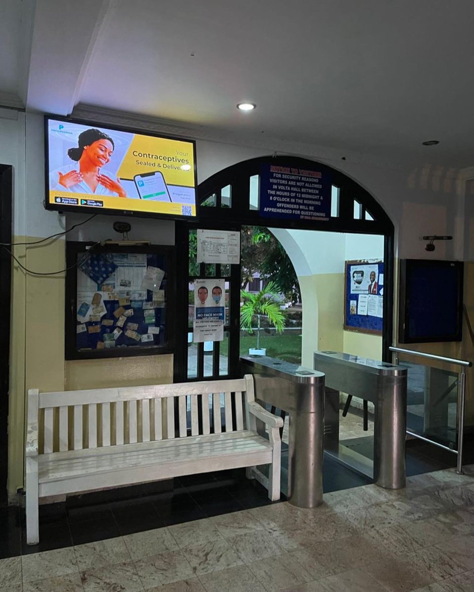 envisiondig's tweet photo. Hello from our signage locations on Legon Campus😊
#digitalsignage #envisiondigital #legon #campus #universityofghana #accra #accraghana https://t.co/okRTs64eK7
