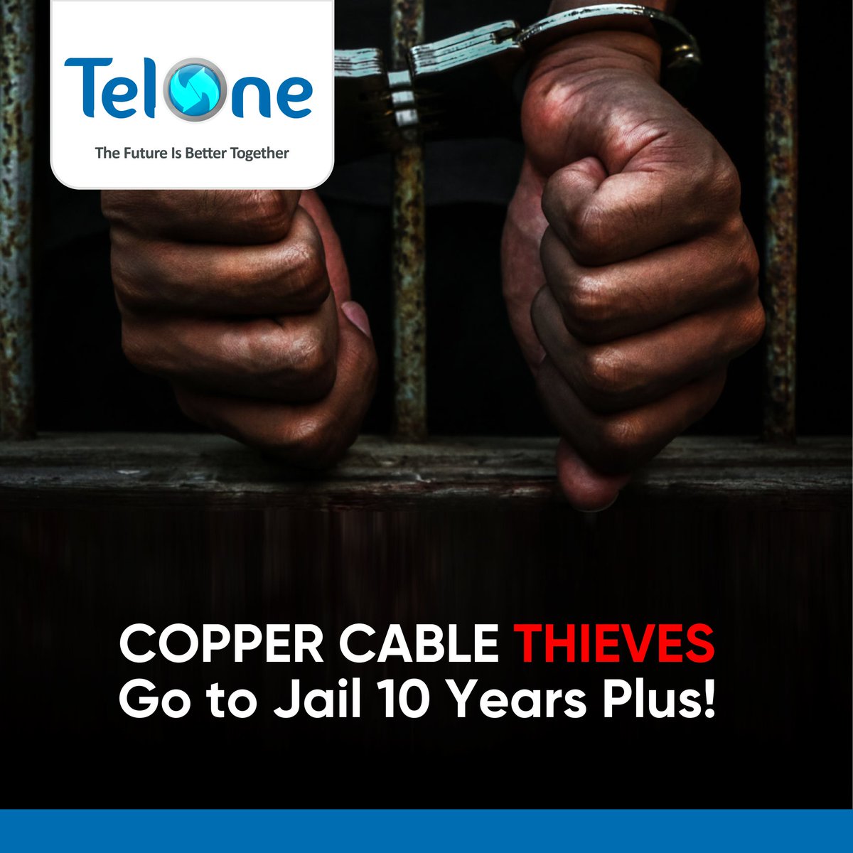 TelOneZW's tweet image. #SeeThem #ReportThem #StopThem!
If cable theft or vandalism occurs in your neighbourhood, you are likely to face connectivity challenges for a prolonged period. Together we can fight the menace. See something or know something? Report through our Hotline Number 919 or