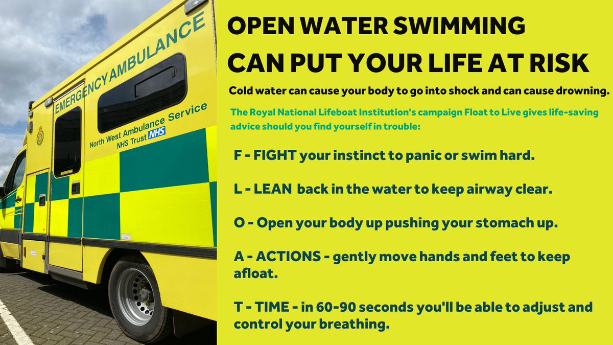 We don't want to spoil the fun today but we do have a little reminder to please not take risks in the water. Even in the #UKheatwave, water temperatures can be cold enough to cause water shock. If you get into trouble, stay calm and #FloatToLive. In an emergency, dial 999.