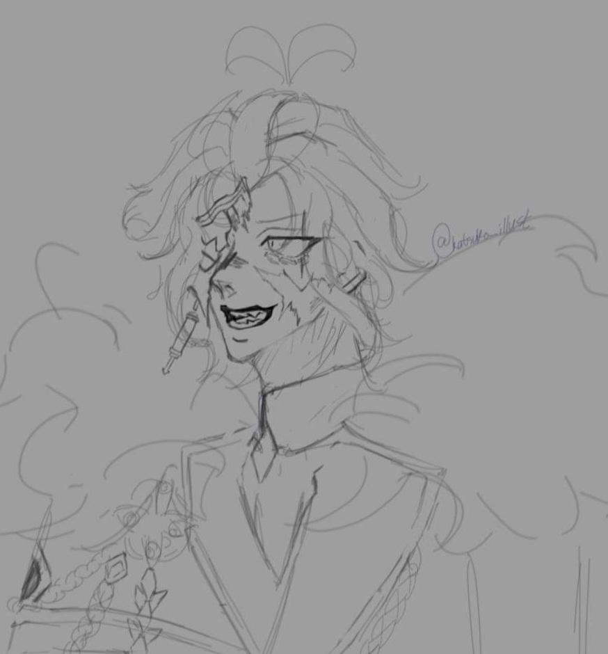 katsuko_illust's tweet photo. Man I ain't drawing this himbo again 🫶

#dottore #dottorefanart #GenshinImpact #genshintwt #artph https://t.co/kwqUNk63Oc