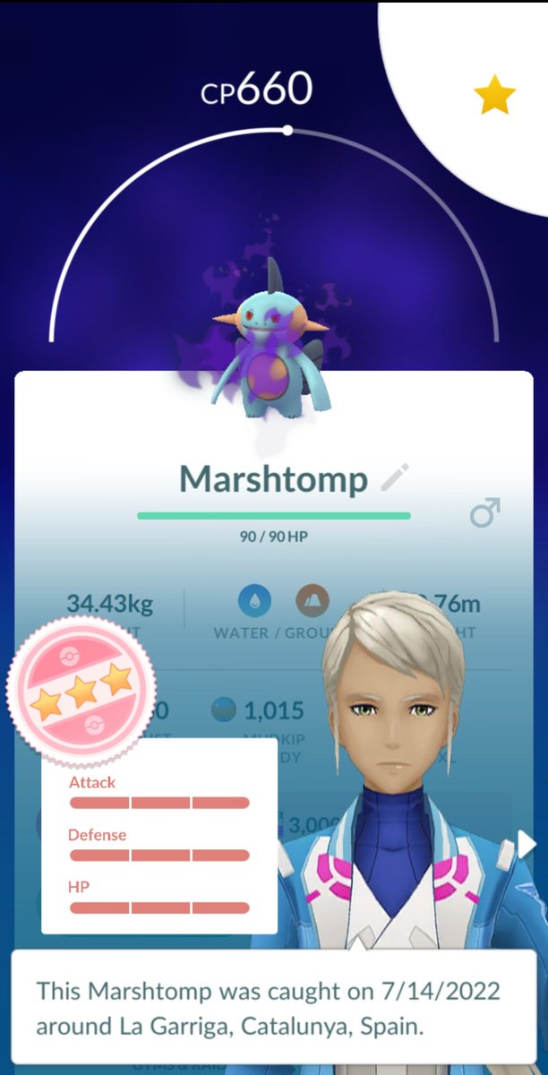 Lumbule's tweet image. Got this beauty last week 💯🖤🖤🖤 #PokemonGO #ポケモンGO #shadowhundo #hundo