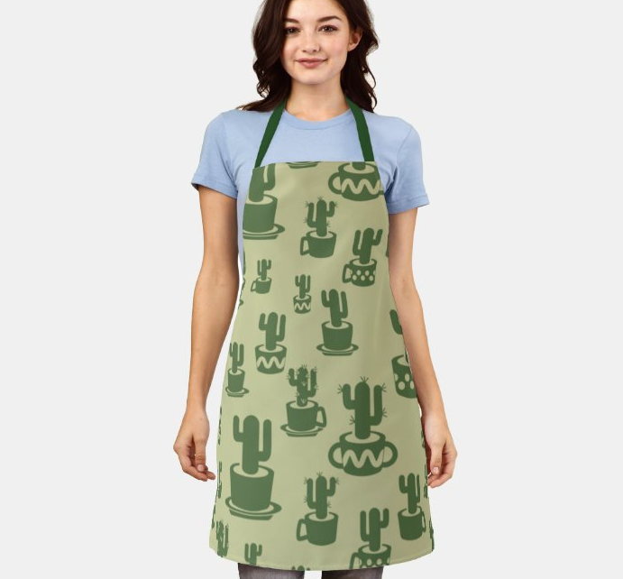 Succulent cactus silhouette in cups and pots kitchen towel zazzle.com/z/x7zo572k #zazzle  #kitchenware #textile #kitchendecor #kitchenstuff #Succulent #cactus #cacti #mexican  #apron #kitchentowel