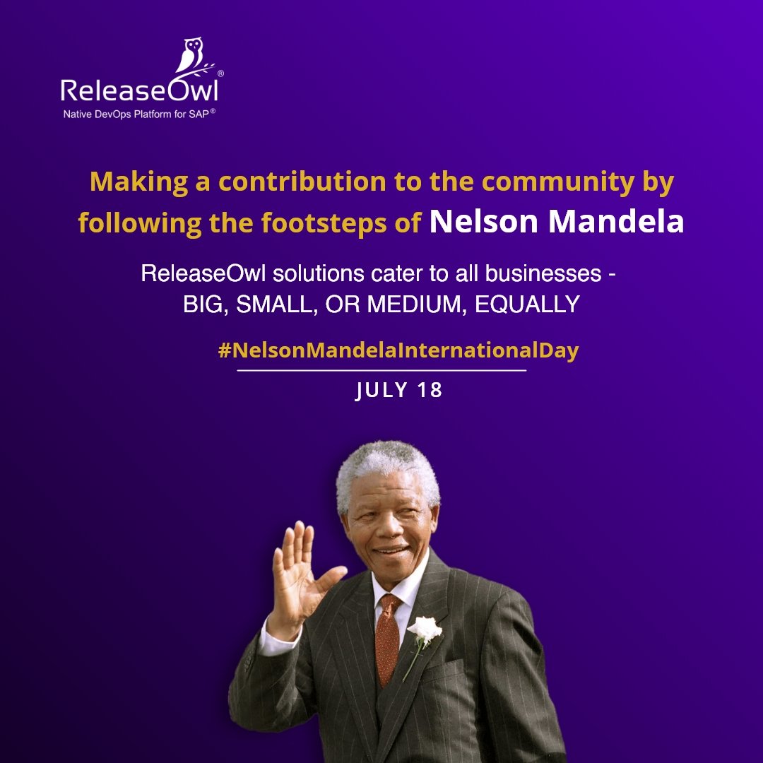 July 18, is marked as Nelson Mandela International Day to make a difference in your communities. Taking action &amp; inspiring change in the spirit of Mandela Day. Here's our contribution to celebrating the occasion.
#NelsonMandelaDay