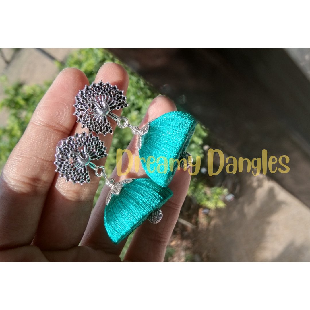 dreamydangles's tweet photo. Silk thread earrings
Dm to place ur order
#handmade #handcraft #vocalforlocal #oxidisedsilver #startup #elegance #forsale #smallbusiness #loveyourself #fashionblogger #jewelleryshop  #jewellerydesignstudio #traditionalwear #traditional #necklace #bangles #madeinindia #silkthread https://t.co/93oq5L2ZRs