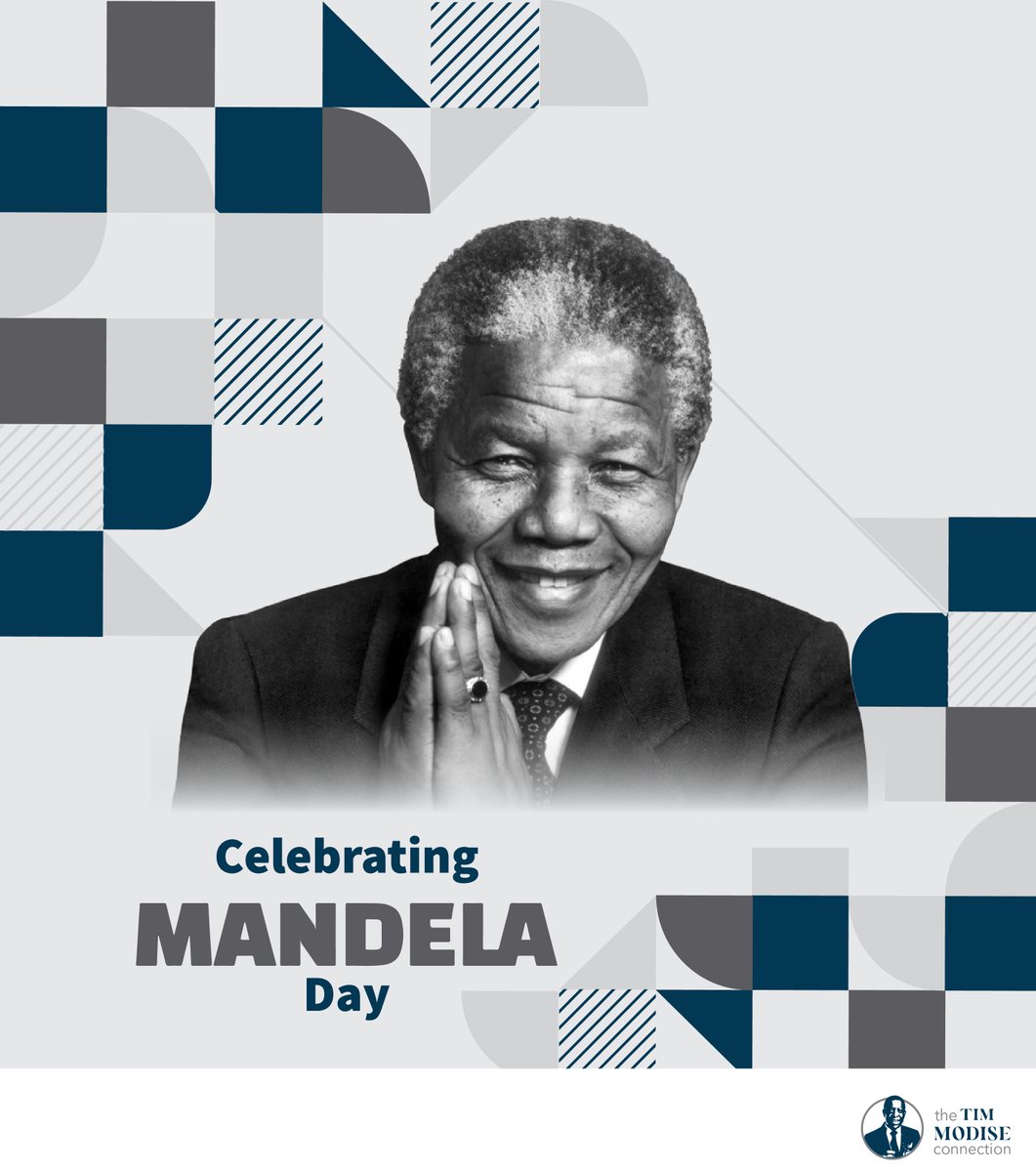 thetmconnection's tweet image. Happy Mandela Day.