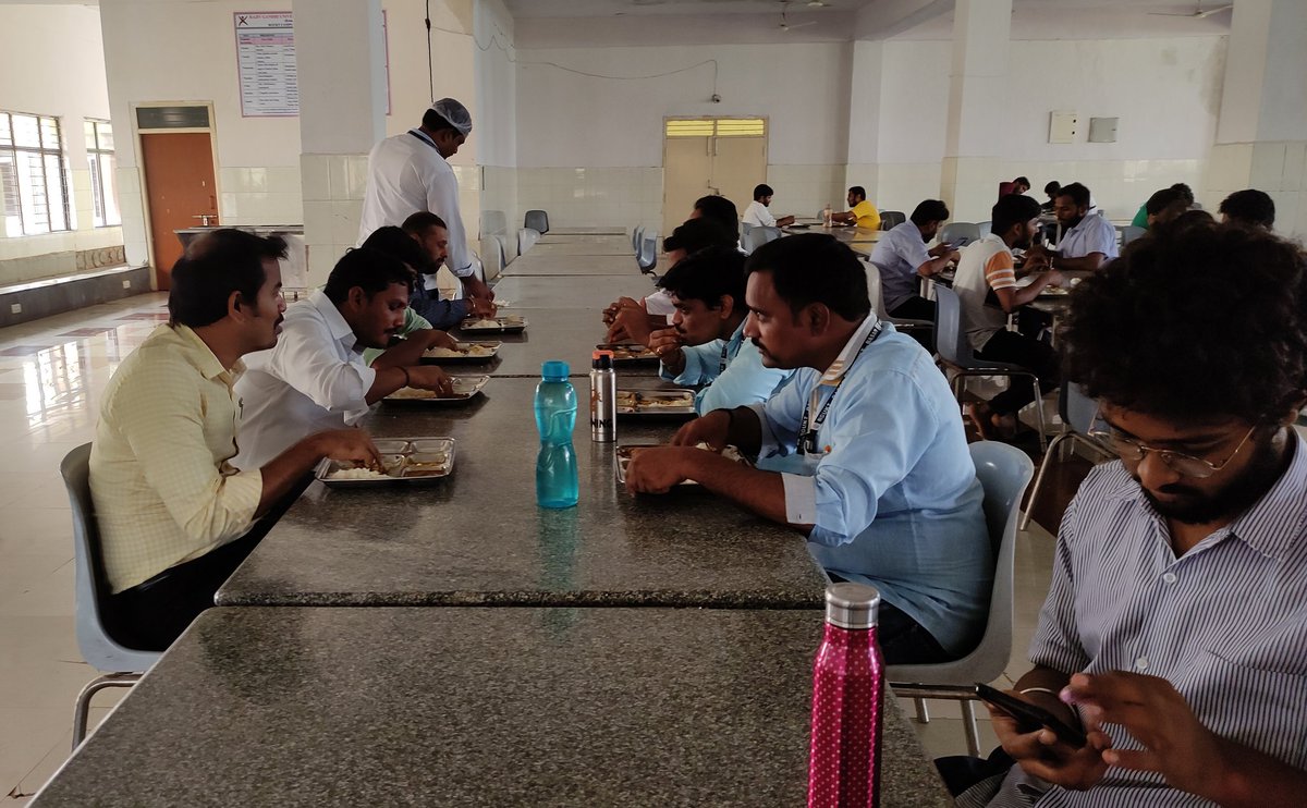 sgc_rguktb's tweet photo. As per the instructions passed by Hon'ble Director Prof. Satish Garu, faculty joined and had lunch along with students in all the mess halls.
We expect this could bring a linear positive change in the quality provided.
#rguktbasar #MessInMess https://t.co/R9yDWSfm2B