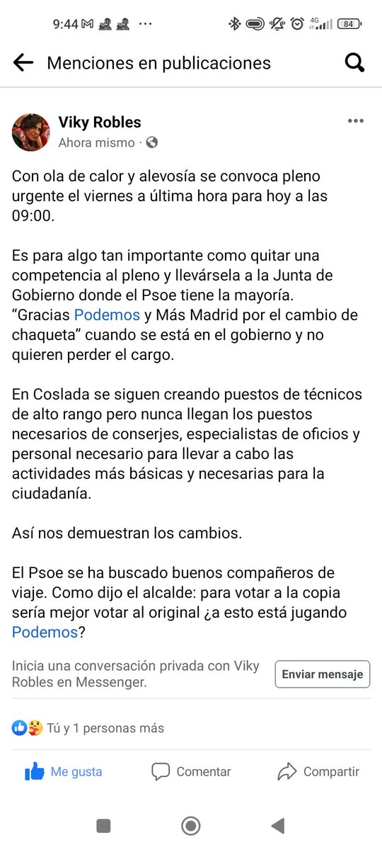 Podemos Coslada2015 oficial tweet media