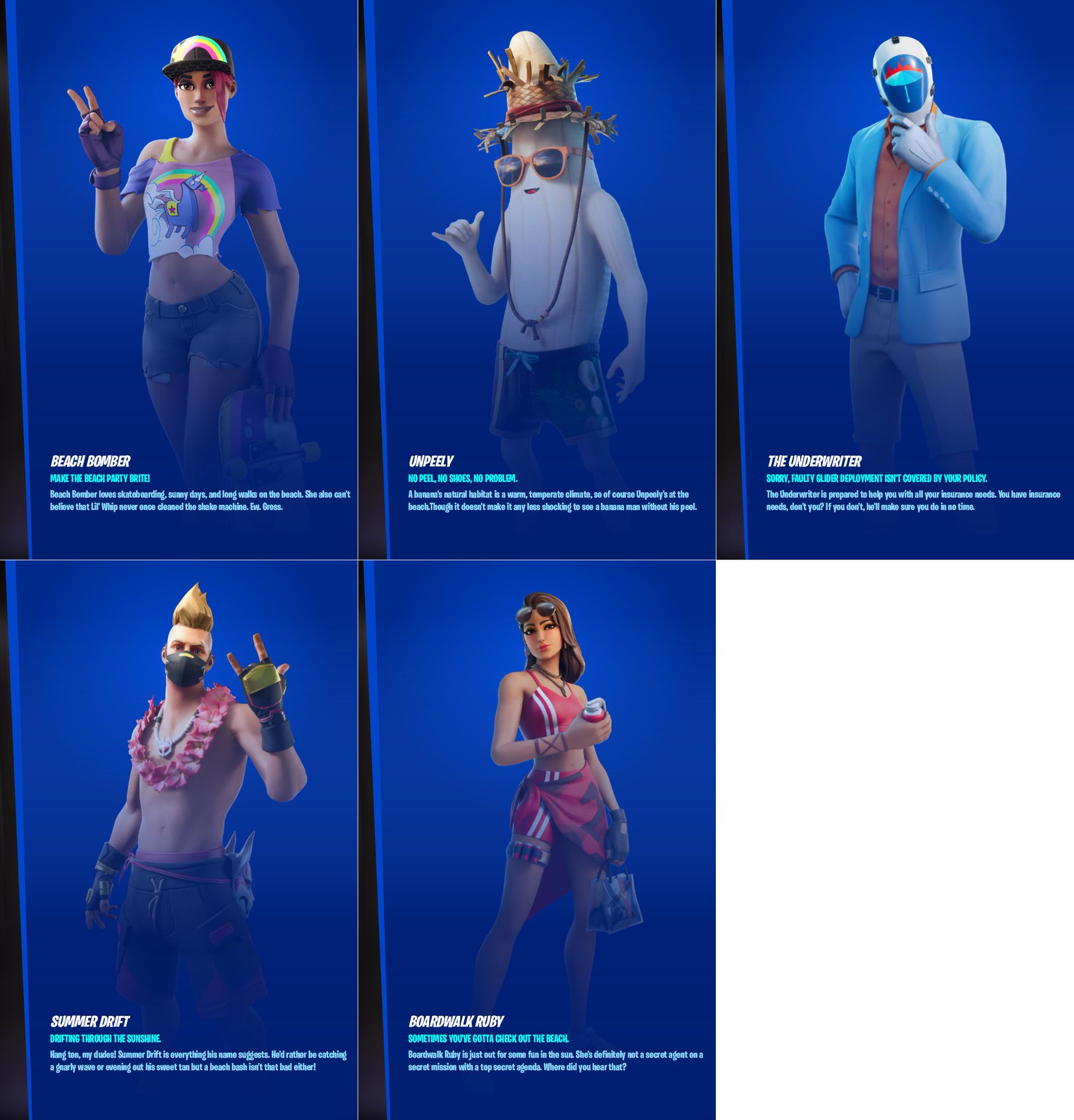 FNAssist - News & Leaks on Twitter: "New NPCs added to the map in #Fortnite v21.30: - Beach