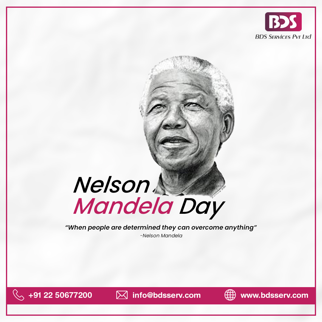 Bds_Services's tweet photo. Today is Nelson Mandela Day when we should take time to remember the anti-apartheid campaigner and first democratically elected leader of South Africa. A man with a brilliant mind and an open heart.

#nelsonmandela #MandelaDay #67Minutes #mandela #southafrica #africa #bdsservices https://t.co/eOC1FCXiXv