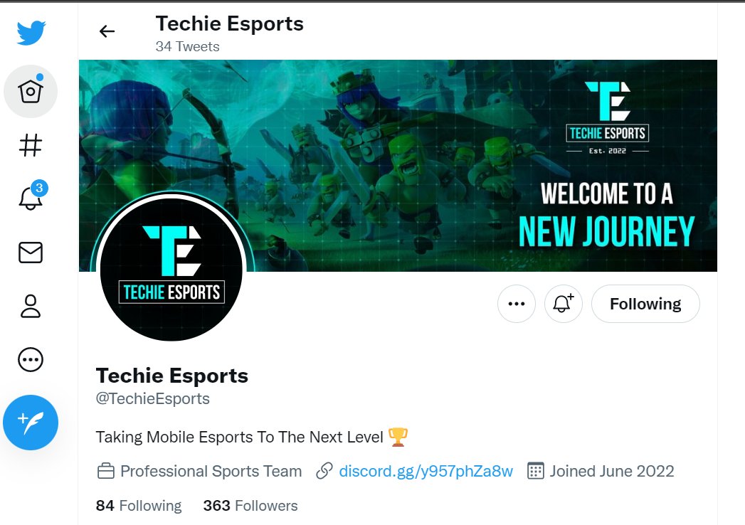 Insi_Designing's tweet photo. #ESposts Designing work for @TechieEsports
#LogoDesigning #BannerDesigning #Designing #InsidiousDesigning https://t.co/FRG4jyR84J