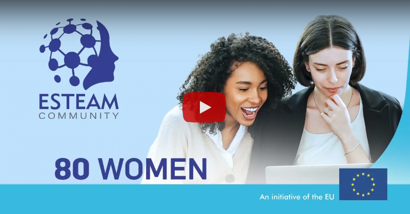 EUDigitalEdu's tweet photo. Last month, the 1st Women #ESTEAMFest gathered over 80 women from 12 different 🇪🇺 countries to boost their #digital & #entrepreneurial #skills.
Watch the aftermovie below!
Want to join the ESTEAM community?
👉 https://t.co/sFeiXvkG1A
More info: https://t.co/HqcOo2ZrUH
#DEAP