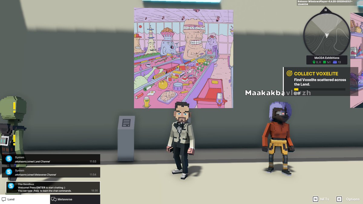 OHaorro's tweet photo. @TheSandboxGame @SuperRare I just participated in the #TheSandbox weekly contest for a chance to win 200 mSAND! I found the art piece, check out my screenshot below!
👇 https://t.co/0X3gYxSnoK