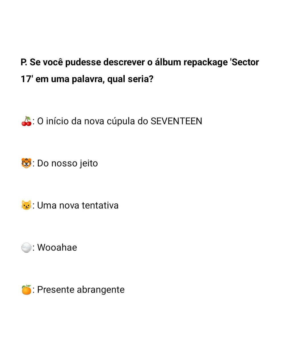 SeventeenPTBR's tweet photo. KOR-PTBR ▹▹ @seventeenPTBR
▹▹ 3 de 3
✚
#SECTOR_17
#세븐틴 #SEVENTEEN
@pledis_17 https://t.co/MszrsBwOAD