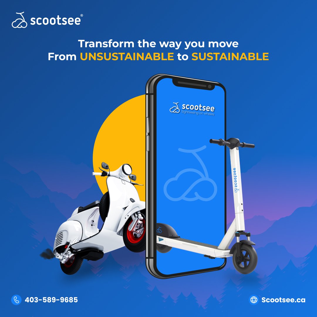 ScootseeCA's tweet photo. It's time you transform the way you move. Depend no more on unsustainable transport options when you can easily ‘Scootsee' around town.
#scootsee #ridegreen #ridesmart #sustainable #portable #foldable #rechargeable #smartwheel #sustainability #neutrals #responsiblerider https://t.co/7Mt303KsP3