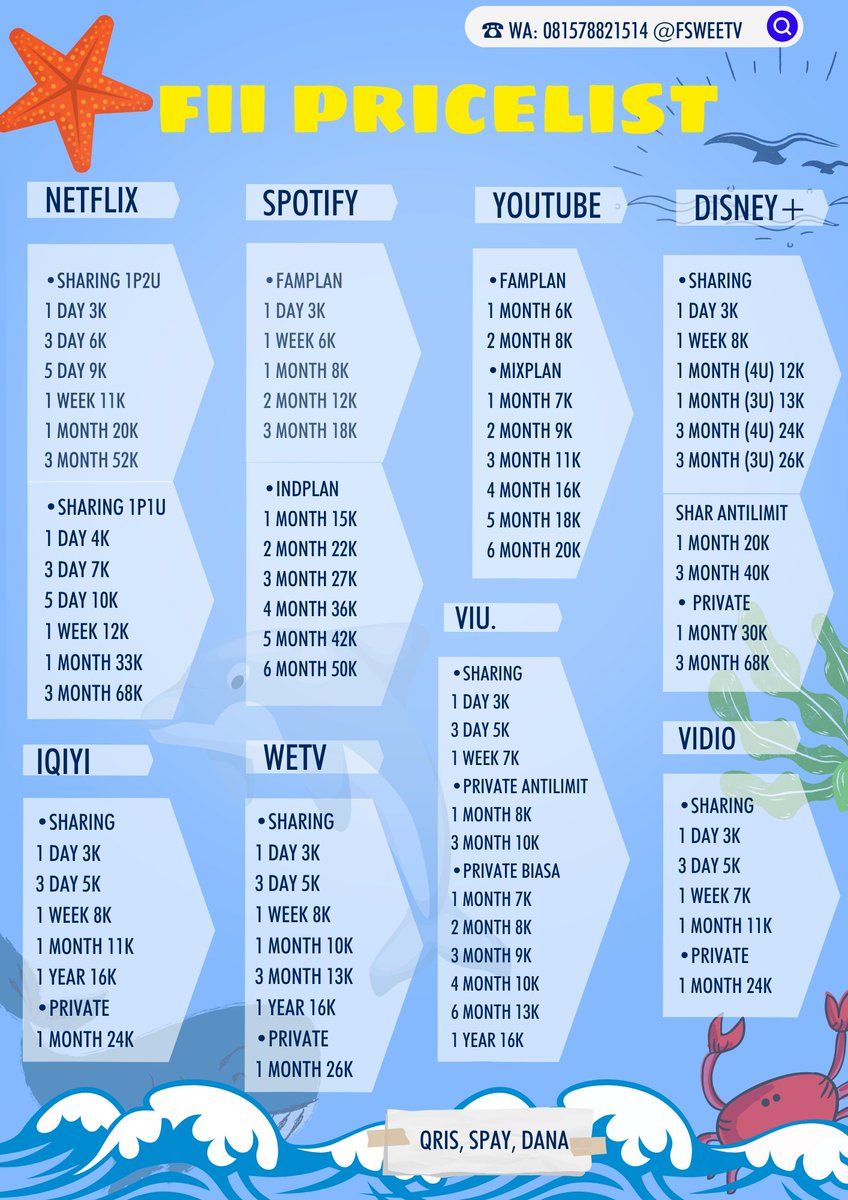 fii 🌷order di wa, tag @ aja tweet media