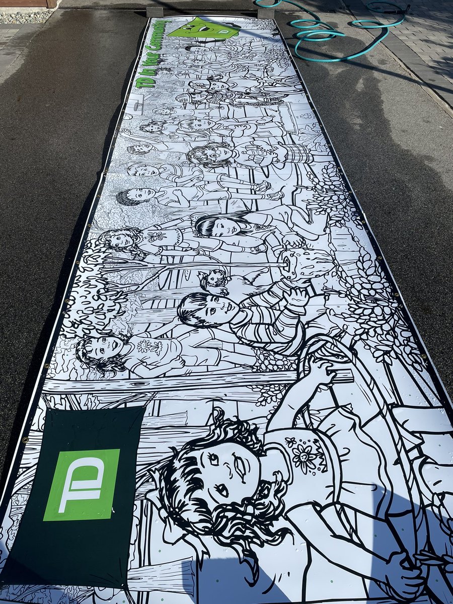 A day in the life of the TD Monster Mural. So great to be back in the community! <a href="/artgalleryvic/">Art Gallery Victoria</a> <a href="/TD_Canada/">TD (Canada)</a>