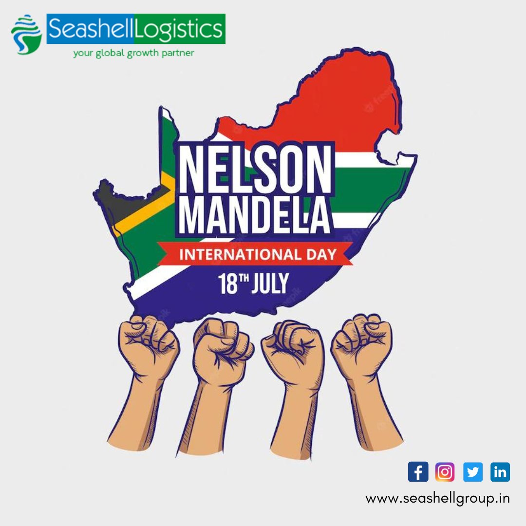 seashellgroup's tweet photo. Nelson Mandela continues to be an inspiration to the entire world. Even today, people fondly remember his contribution to the promotion of peace and social justice.
#seashellgroup #nelsonmandela https://t.co/uKagJgTr4j