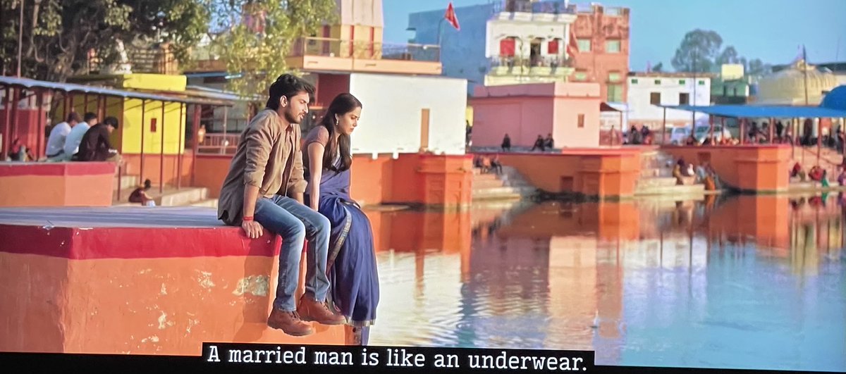 A married man is like an underwear. Stuck between 2 legs. One for family and the other for wife.

#JanhitMeinJaari