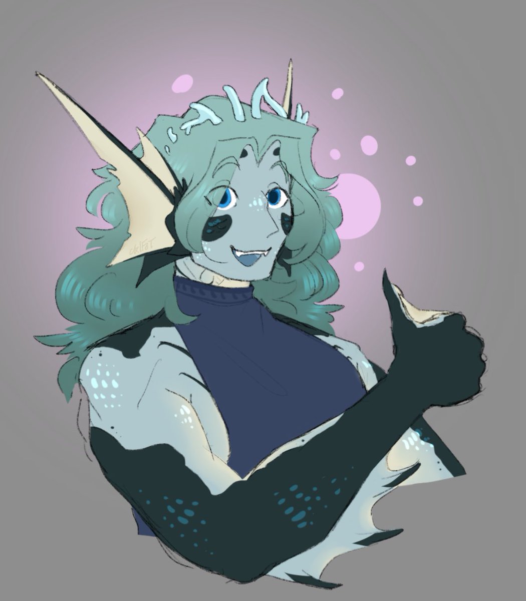 Another great day of not being caught up on riptide and enjoying my favorite character whose definitely alright, gillion #jrwifanart