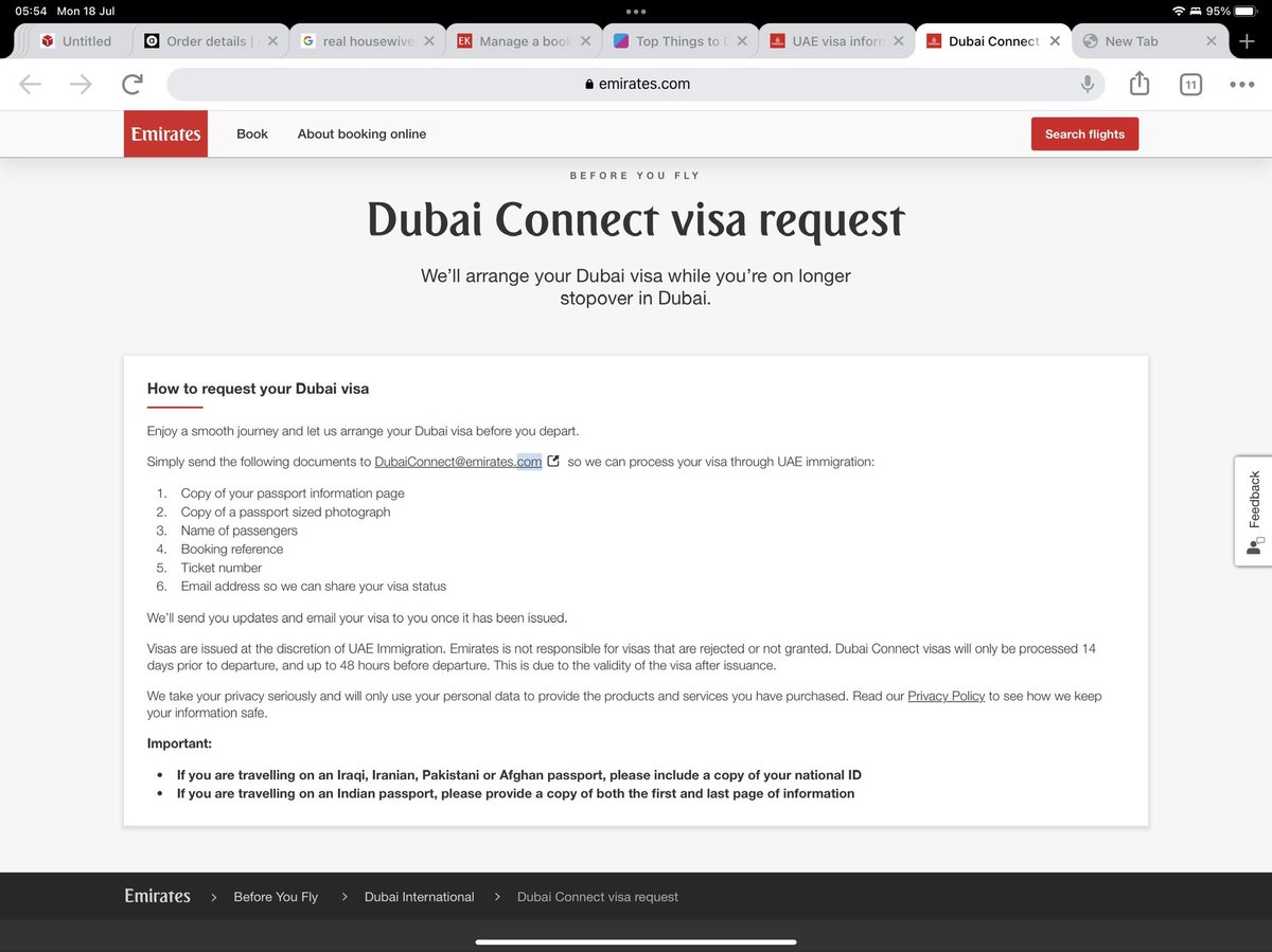 ourlovechild's tweet photo. @EmiratesSupport need your help! We are due to fly on Thursday and still have not received any email back from dubaiconnect regarding our visas for the 25h layover /stopover due to emirates changing our flight times. Please assist! Worried about this now https://t.co/7MbUbQbqzf