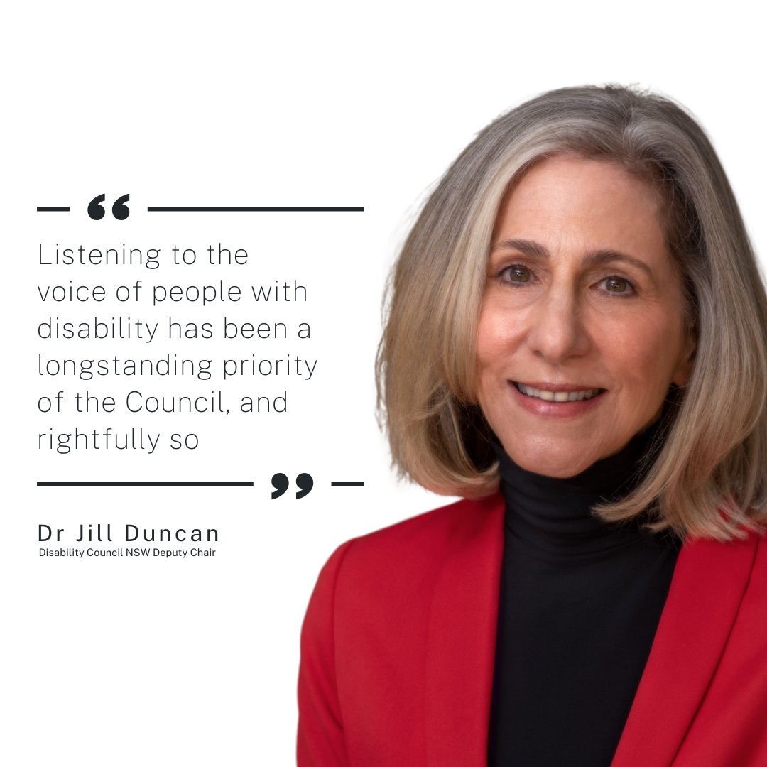 Meet Deputy Chair of the Disability Council NSW, Dr. Jill Duncan. Jill draws on her lived experience and is dedicated to improving outcomes for people with a disability. Find out more about the work of the Disability Council of NSW here: dcjnsw.info/DisabilityCoun… #disability