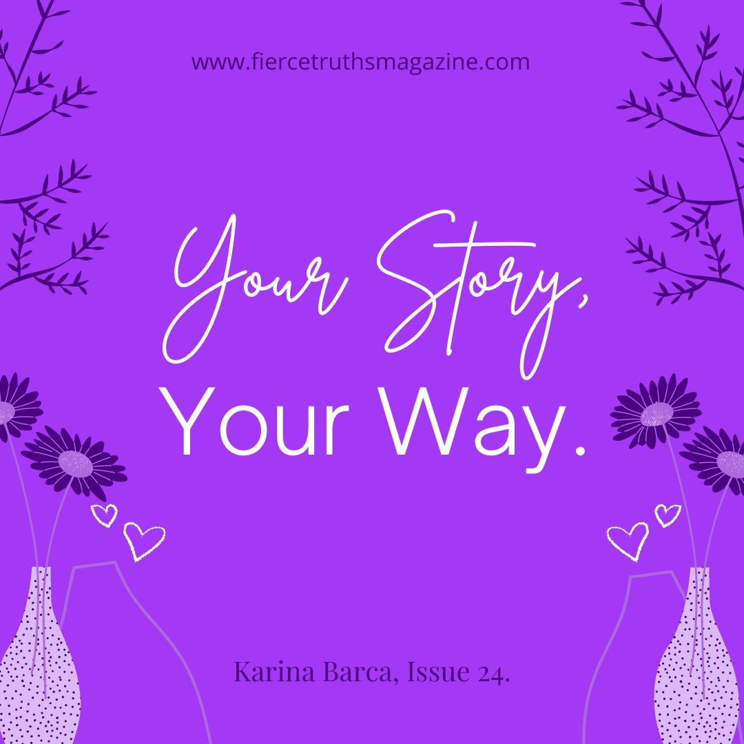Your story, your way! 💜

Dive into our latest issue to read the article called 'Empowered Healing.' It's all about 'What Story Are You Telling Yourself?'

#power #universe #energy #spirituality #learning #empoweredhealing #spiritualmagazine #printmagazine #digitalmagazine #story