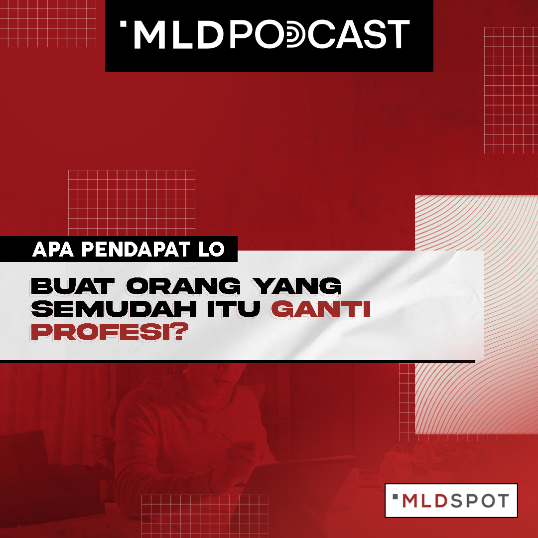 MLDSPOT's tweet photo. Pindah-pindah bidang dalam kerjaan makin rame jadi perbincangan, entah biar bisa unlock skill baru atau emang suka sikat semua bidang yang ada biar keliatan serba bisa, tapi kalo menurut lo gimana, bro?
#MLDSPOT #INSPIRINGLIFESTYLE #MLDPODCAST https://t.co/dAE1zoO3IW
