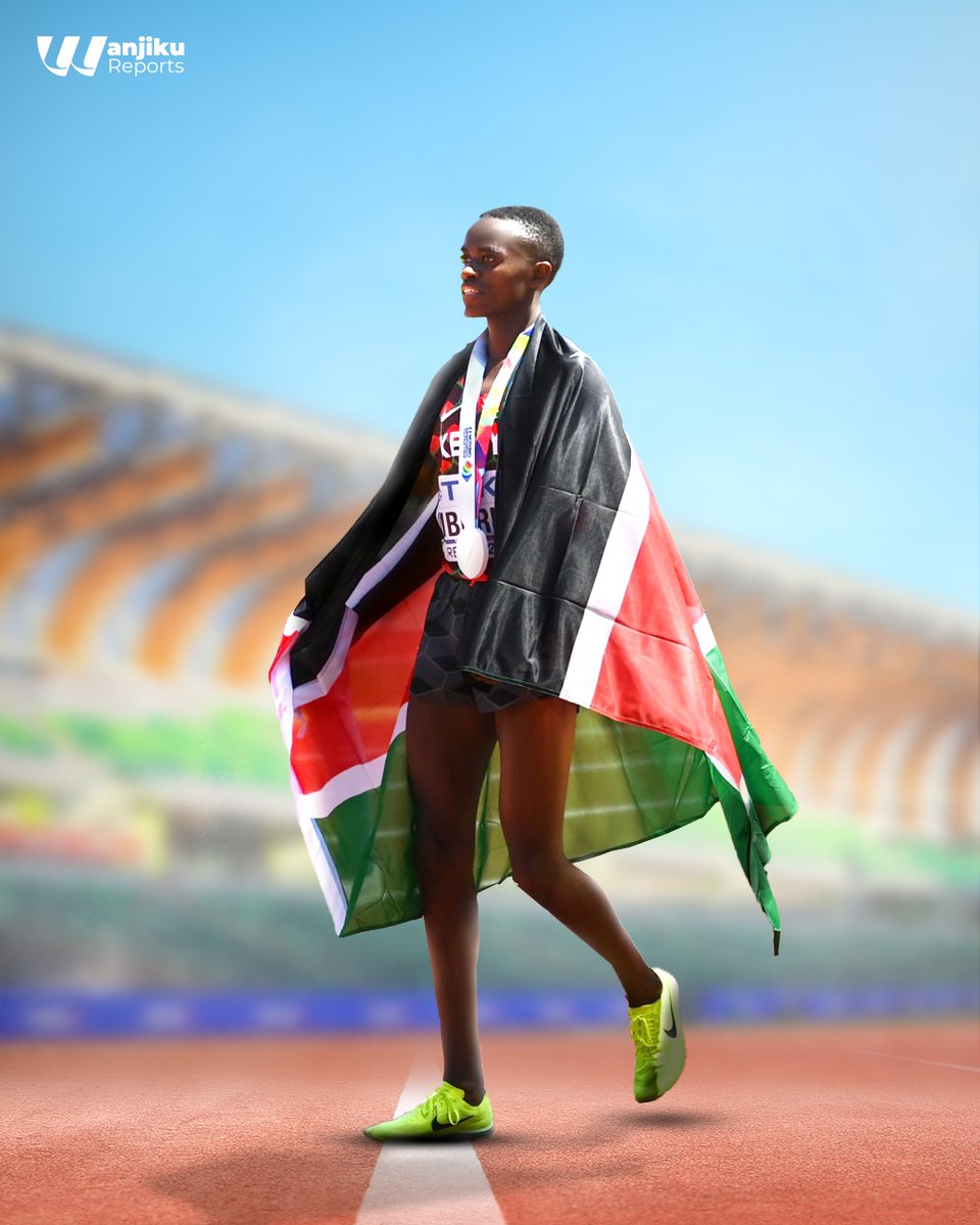 WanjikuReports's tweet photo. Stanley Waithaka Mburu bagged Silver in the 10,000 meters races to record Kenya's third medal at the World Athletics Championships. https://t.co/Prtt0q7pg3