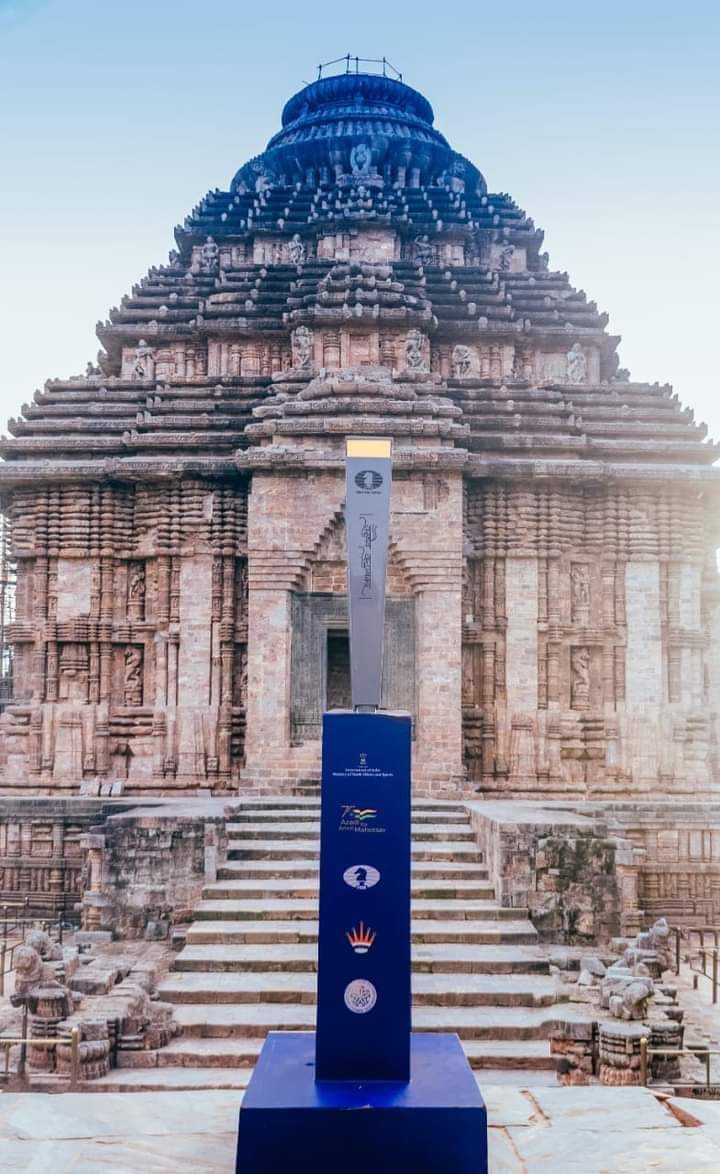 MYBharat_Odisha's tweet photo. It is truly said- "Odisha - India's Best Kept Secret" 

Historic Chess Olympiad Torch @ Odisha (@Puri sea Beach, @Jaggnatha Temple, @Sun Temple Konark)
@Nyksindia , @NyksRd , @NykPuri https://t.co/mCsZcgyWkh