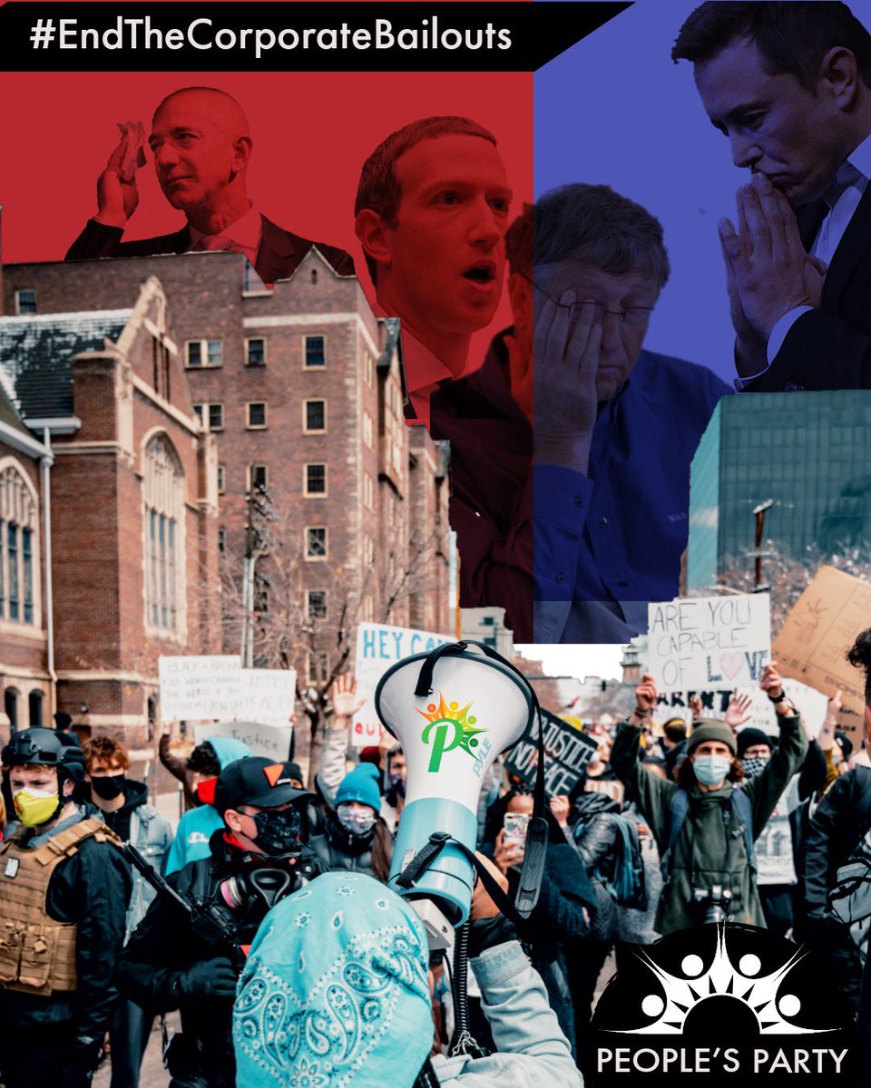 PeoplesParty_US's tweet photo. Money has corrupted both major parties. A new party is needed, free from corporate money & self-serving politicians. We need a party of the people, by the people & for the people.
We need a #PeoplesParty which puts #PeopleOverProfits and #ClimateOverProfits! https://t.co/H3mI7VfxpG