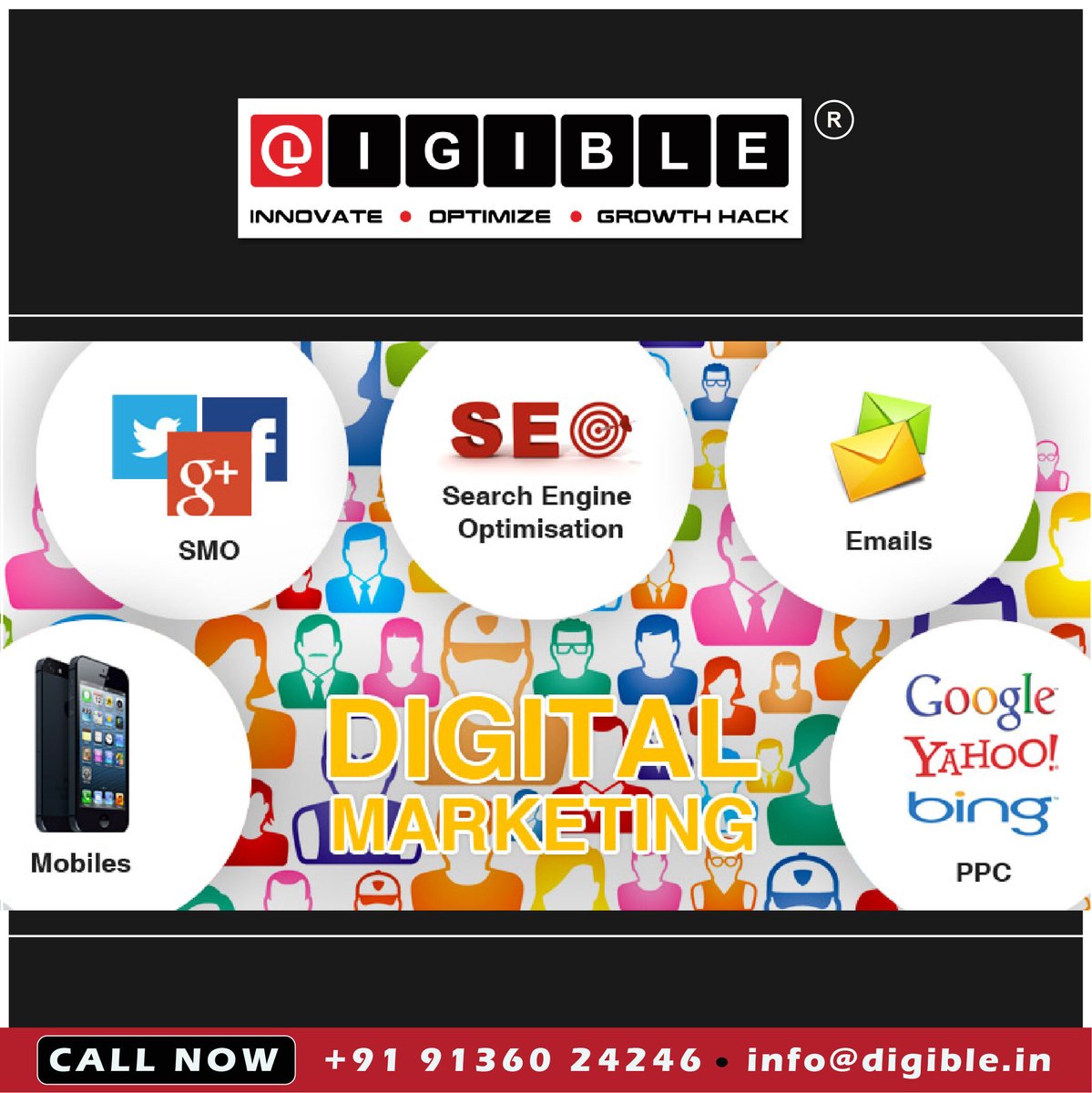 digible1's tweet photo. Get the professional guidance on every aspect of social media marketing under one roof.
Learn from the experts &amp; become a Certified Digital Marketing Professional!

Contact us: +91 9136024246
info@digible.in

#Digible #DigitalMarketing #Thane #DigitalJobs  #DigitalMarketingCourse https://t.co/5bOVIku3r1