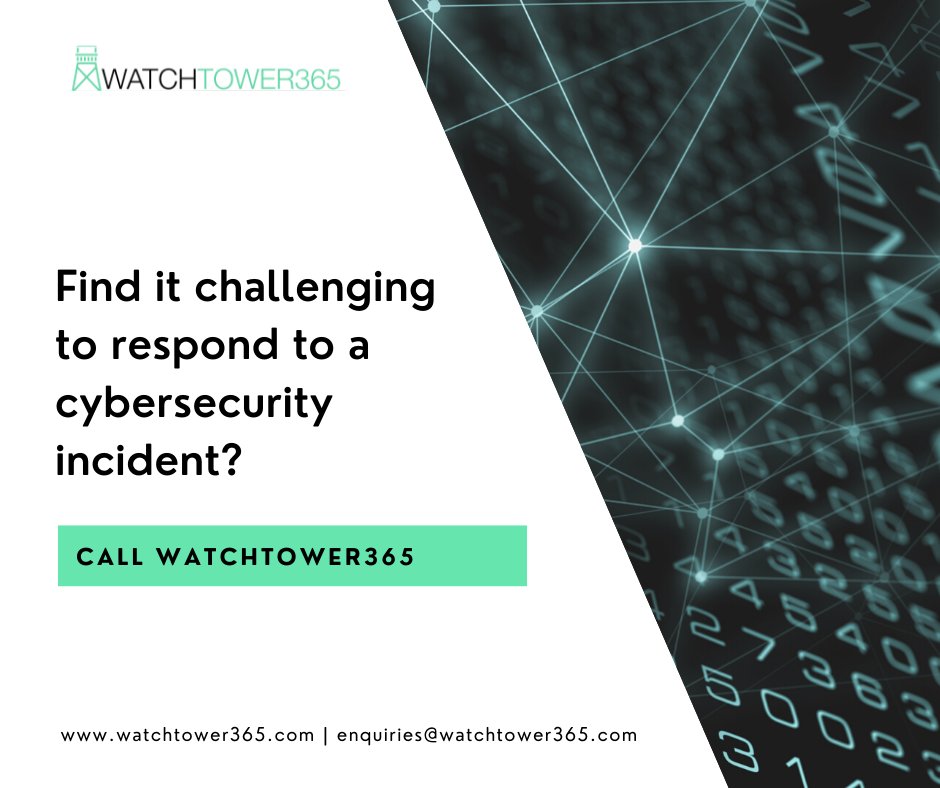 WatchTower365's tweet photo. Our Incident Response teams skillfully identify, triage and investigate the incident, providing speedy, efficient resolution.
For more information, email us at enquiries@watchtower365.com / https://t.co/k2cNe9797K
#watchtower365 #cybersecurity #cyberattacks #incidenceresponse https://t.co/eqexjzRjw9