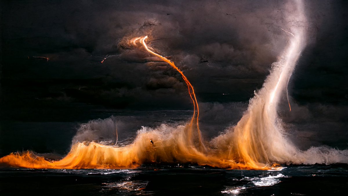 davidsonato's tweet photo. 🔥🌪🌊 "Poseiden's Wrath"
#ocean #sea #beach #waves #fire #poseiden #abstract #art #abstractart #artist #contemporaryart #artwork #aiart #art #ai #digitalart #generativeart https://t.co/eyxCA7AYM4
