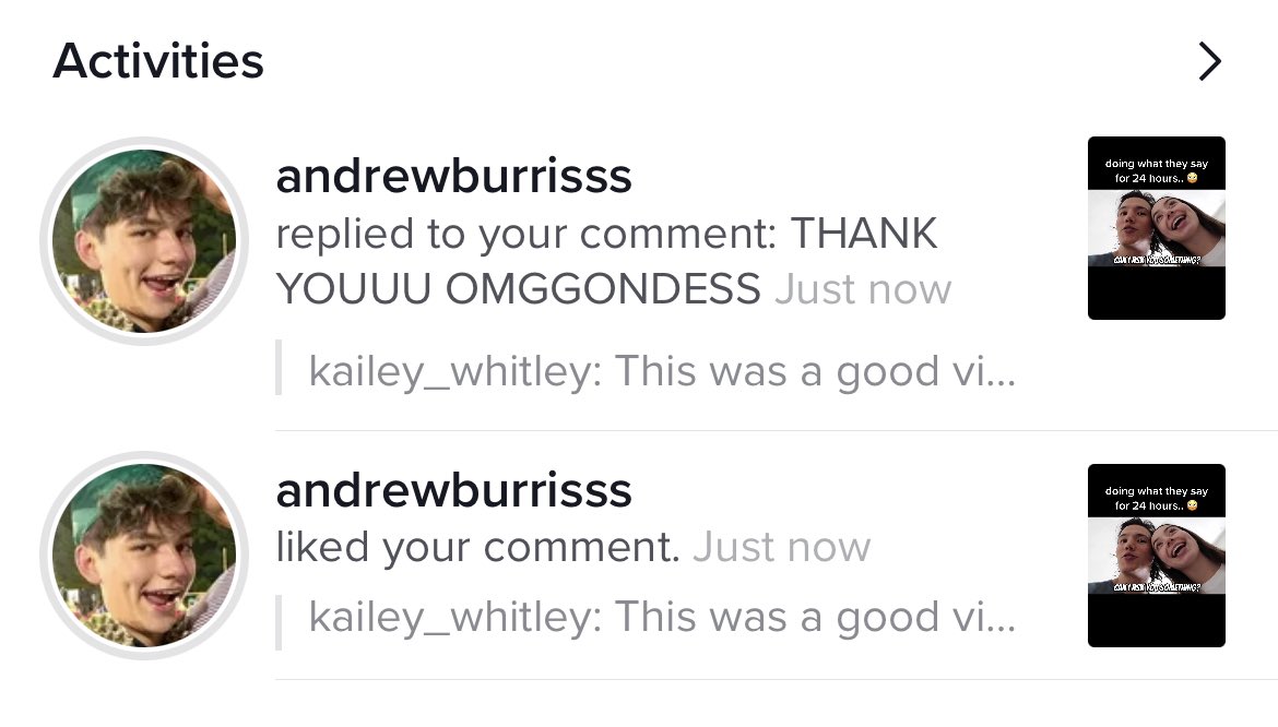 kailey_whitley's tweet photo. He’s been liking my comments a lot lately 😂😂 https://t.co/0XEDhAtj2p