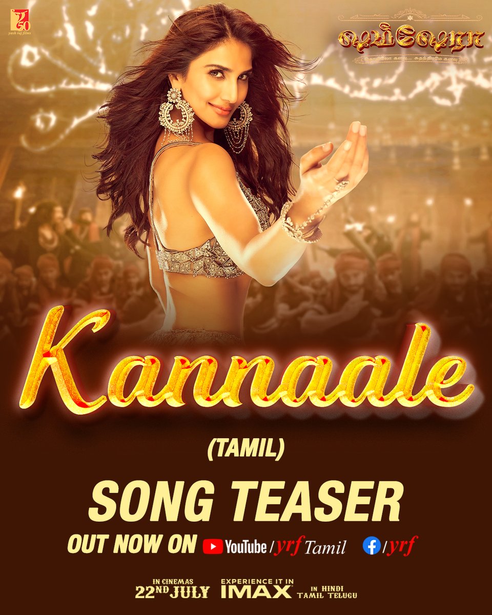 Experience #KaaleNaina song teaser in Tamil #Kannaale 🔥 youtu.be/SG29opQVJas 
Catch the full song ONLY ON THE BIG SCREEN! Book your tickets NOW - linktr.ee/shamshera
