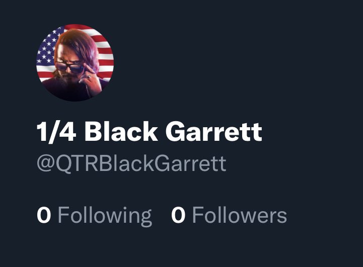 1/4 Black Garrett tweet media