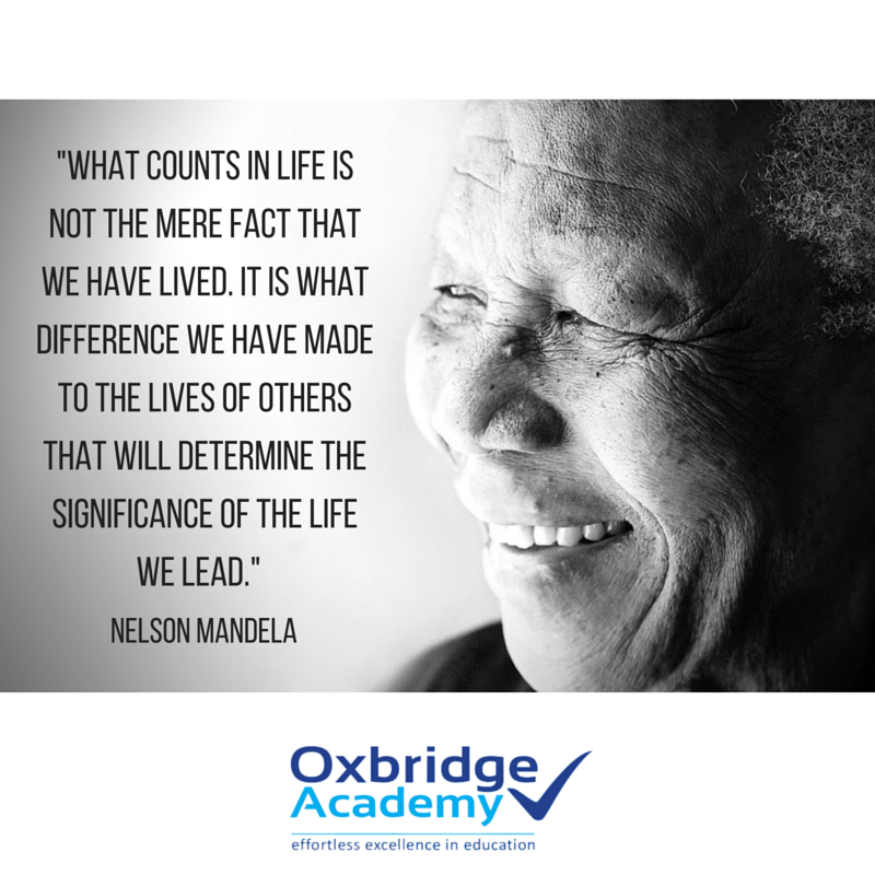 OxbridgeEdu's tweet photo. Happy Nelson Mandela Day!

Let's follow in the footsteps of Tata Madiba and give back to our community.

What are you doing today?

If you are unsure of what to do, take some inspiration from this year's theme, “Do what you can, with what you have, where you are”. #nelsonmandela https://t.co/CuvE8sHVCz