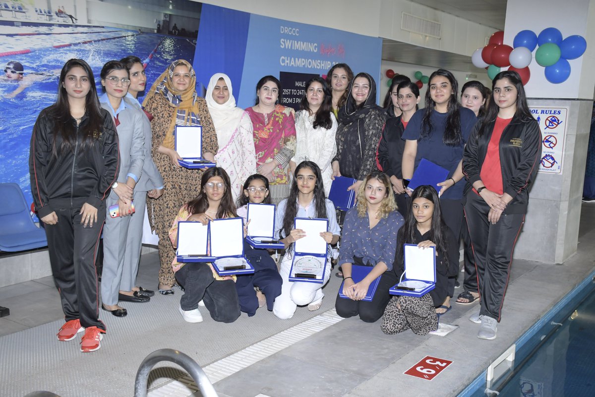 defence_raya's tweet photo. HIGHLIGHTS OF DRGCC FEMALE SWIMMING CHAMPIONSHIP PRIZE DISTRIBUTION CEREMONY AT THE DEFENCE RAYA GOLF & COUNTRY CLUB THAT TOOK PLACE 5th to 7th JULY 2022.
#sports #Championship #swimming #Competition #Gym #Fitness #defenceraya #Clubhouse #corporate #Lahore https://t.co/0RBqCvFCEF