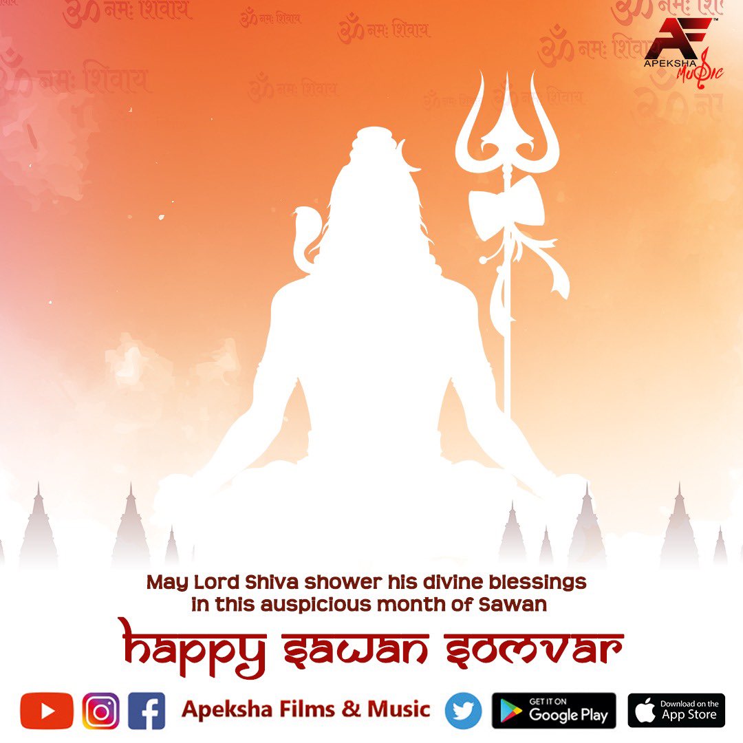 ajayjaswal_'s tweet photo. May Lord Shiva eliminate all troubles and worries and bless all with health, happiness, and success in this auspicious month of Sawan. 

Happy Sawan Somvar! 🕉️

#shiva #lordshiva #sawan #sawansomwar #omnamahshivaya #shrawan #om #shivji #monday #peace #divinepower #divine https://t.co/pM8sw8CZ6l