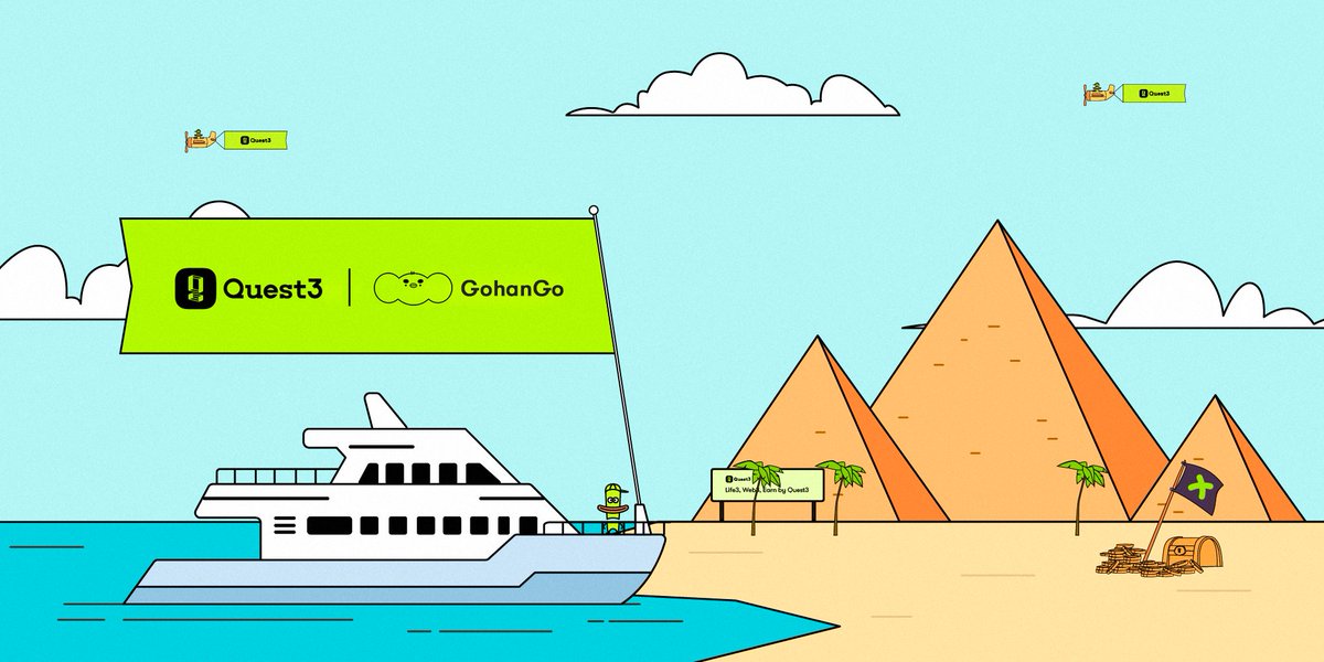 QuestN_com's tweet image. 🎉Thrilled to reveal our new partner @GohanGoNFT  who will participate in the adventure campaign on July 19th!

⛵️We have prepared generous rewards to welcome all gold hunters aboard.

👀Be sure to follow their latest news to get the exclusive invite codes.