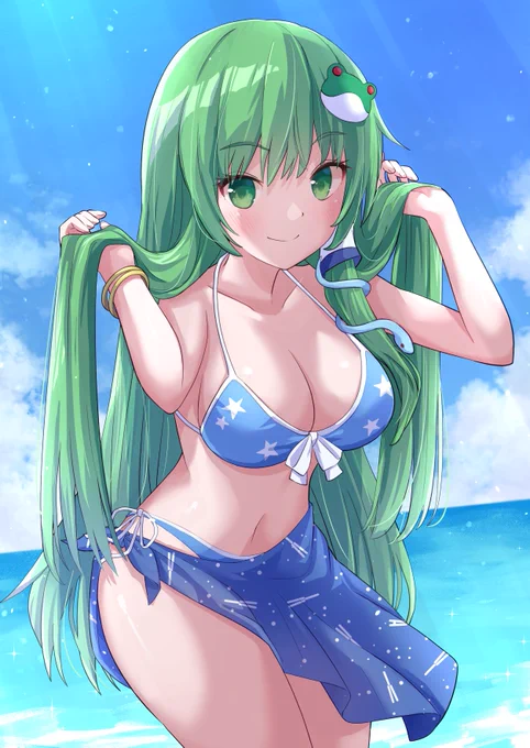 水着早苗さん🐸 