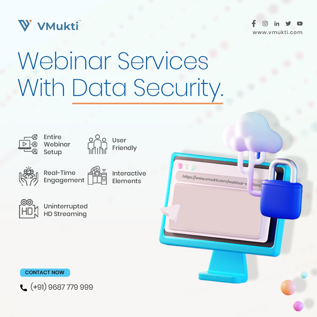 VMukti's tweet photo. Seat peacefully!
Why?
Because VMukti is providing complete security-based webinar services.
Visit here now https://t.co/vNtF0EoU1z
#vmukti #webinarservices #webinarsocialmedia #webinaronline #webinar2022 #livestreaming #livestreamingsolution #bestlivestreamingsolution #live https://t.co/3uY8p2TJPx