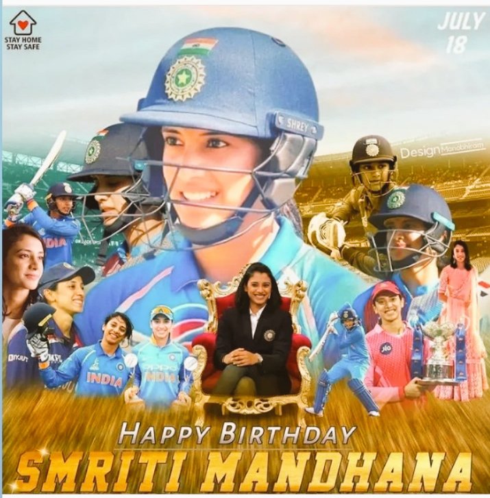 surajpasivk's tweet photo. Happy birthday #SmritiMandhana https://t.co/4ryC7d2k7a