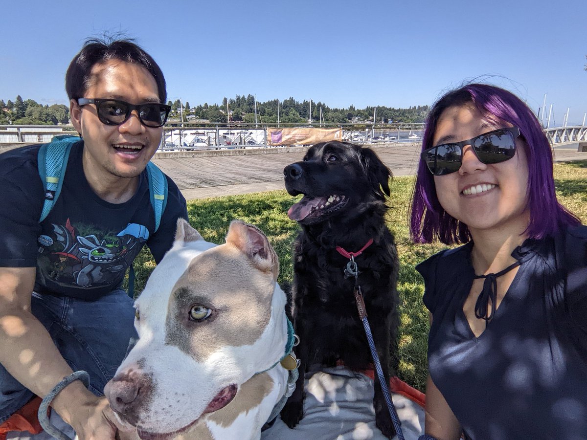 Had a lovely long weekend celebrating my birthday by visiting Olympia one day and Mt. Rainier National Park the next. We took the dogs both times and really tired them out with the adventuring! 🐾🏔️

#PNW #AdoptDontShop