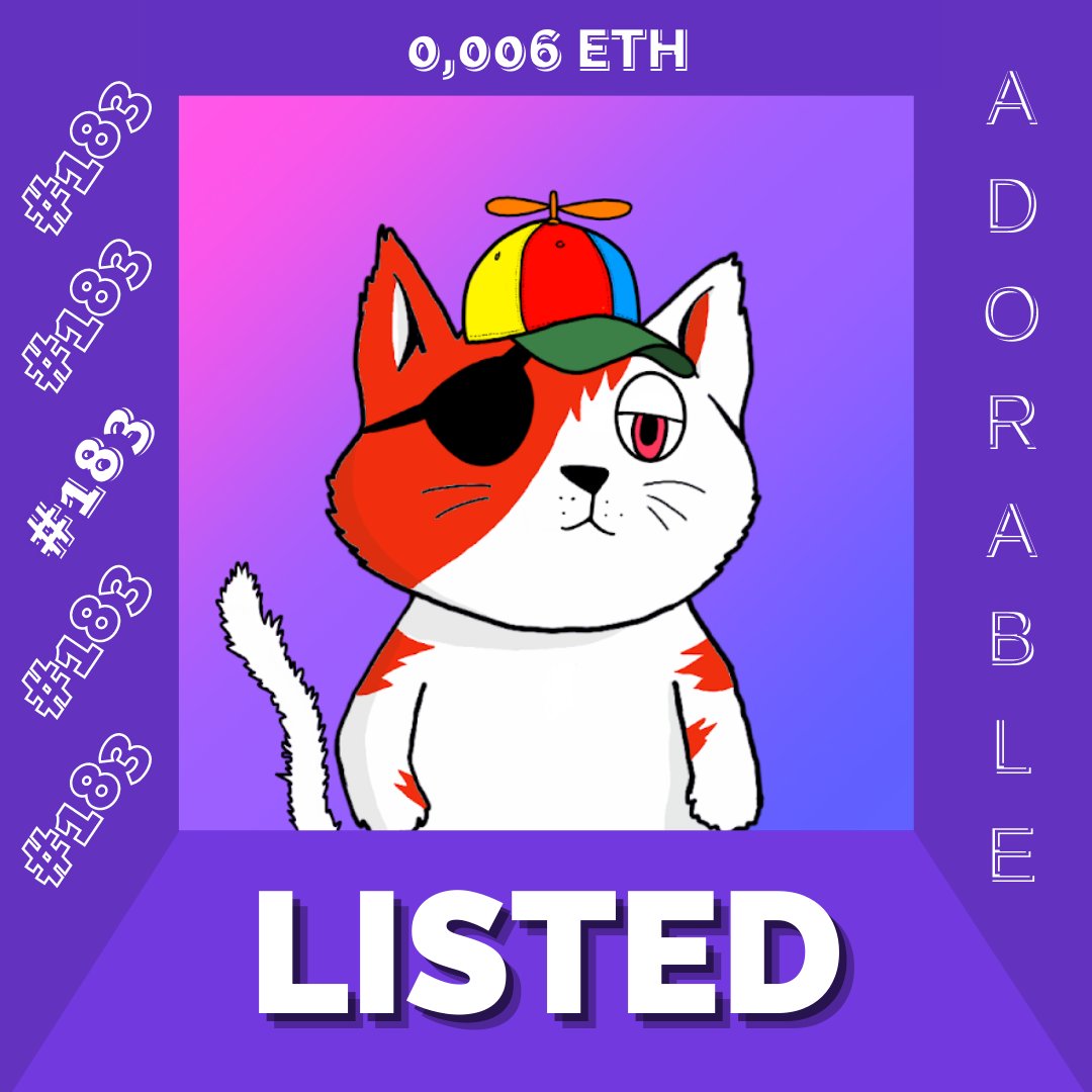 Our twitter mood lately 😹

New Adorable Executive Club #Listed #183😻💼

Price: 0,006 #ETH 

Passive money for life, benefits for being a holder,
decision-making capacity in the project, etc.

#Opensea: opensea.io/assets/matic/0…

#NFT #NFTs #NFTCommunity #NFTCollector